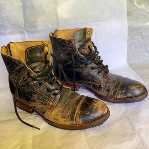 Bed Stu Protege Boots - Size 12 - Black Lux